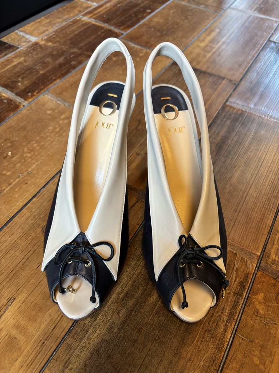 Damenschuhe: Escarpins O Jour noir beige 40 – Neu (gemäss Beschreibung) aus Dotzigen von SecondHandGems 2
