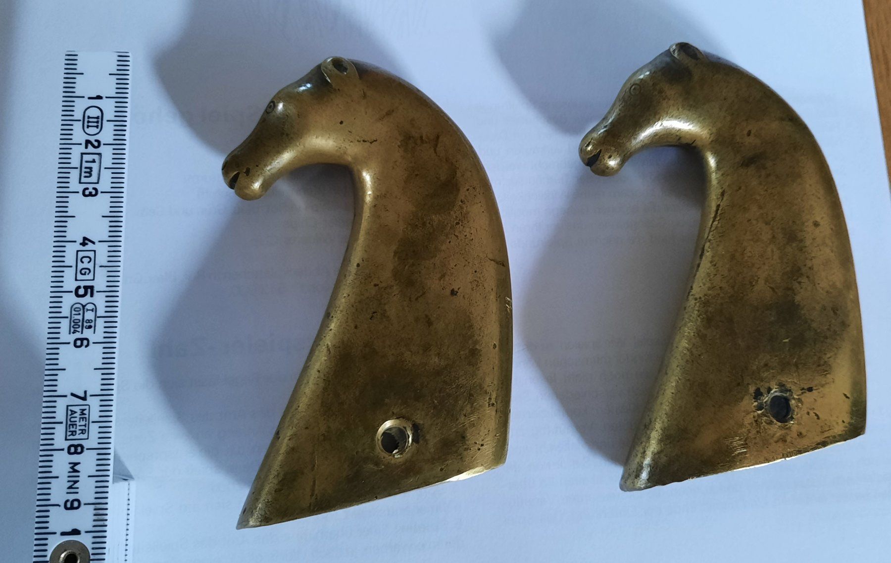 Statuette: Pferd Messing Kutsche Reiten Figur Deko – Usato da Hedingen venduto da Zwackul 2
