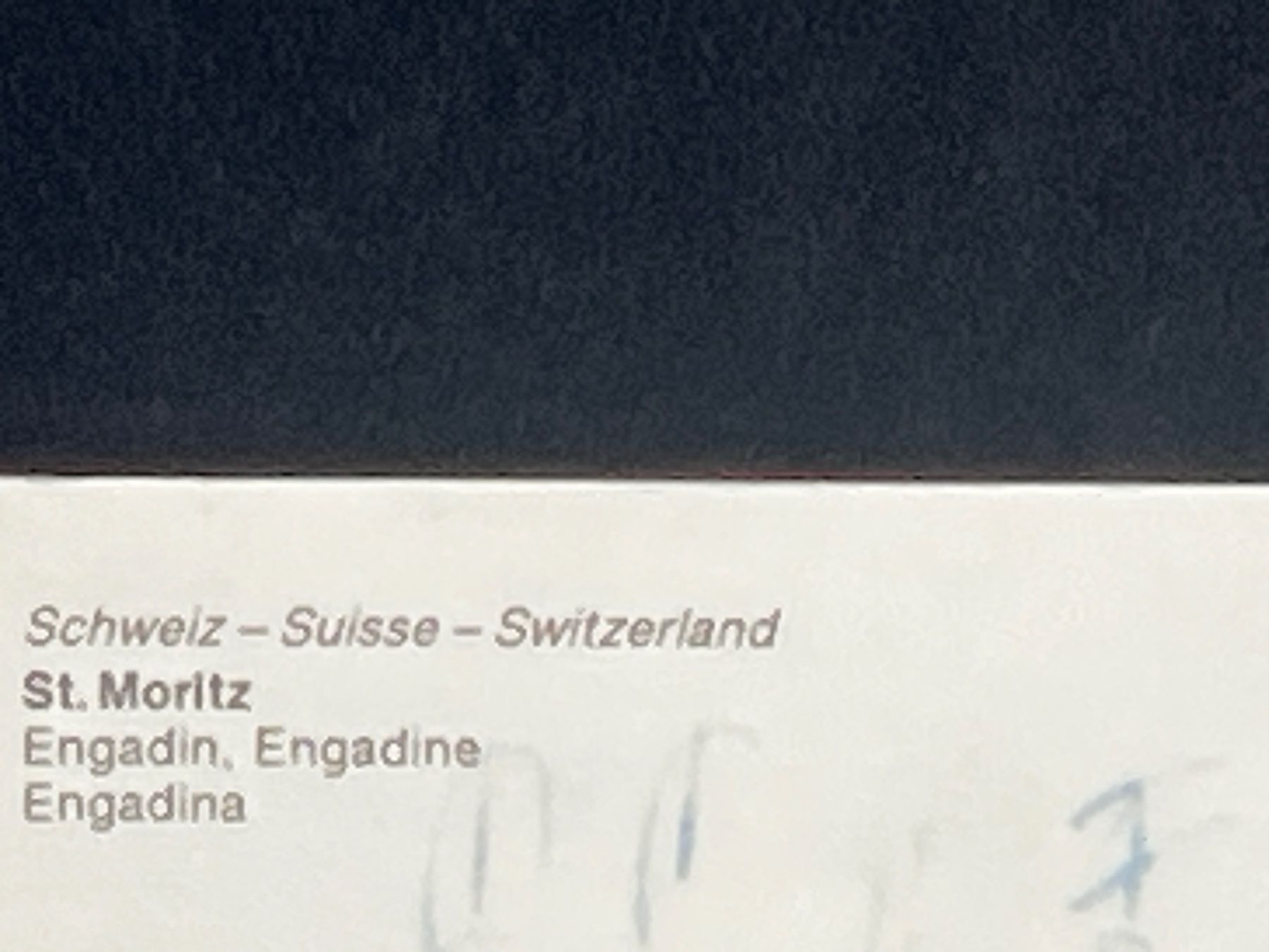 Cartoline postali: Ansichtskarte: St. Moritz, Engadin – Usato da Widnau venduto da Brusi9 2