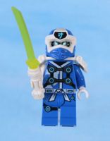 LEGO Minifigur Jay - Digi Jay, Shoulder Armor with Scabbard