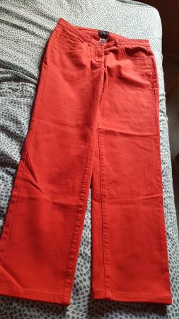 Pantalon rouge taille 38 marque Paola 98% coton