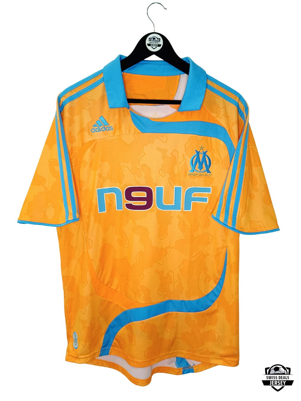 Adidas Canottiere & Pantaloni: CISSE #9 Original Marseille 2007-08 Third Trikot – Usato da St-Léonard venduto da SwissDealsJersey 1
