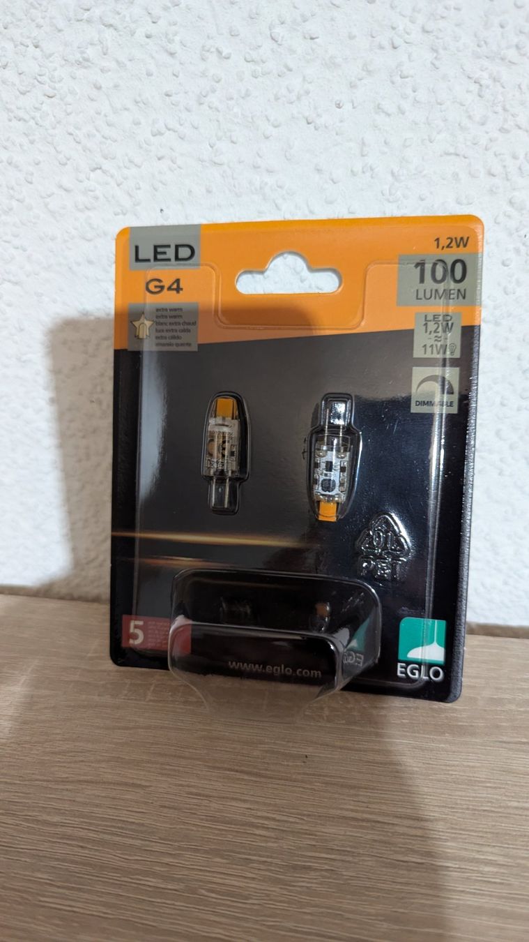 Eglo Lampade: Eglo LED G4 100lm x2 – Nuovo e nell'imballaggio originale da Vufflens-Château venduto da jerome_vd2010