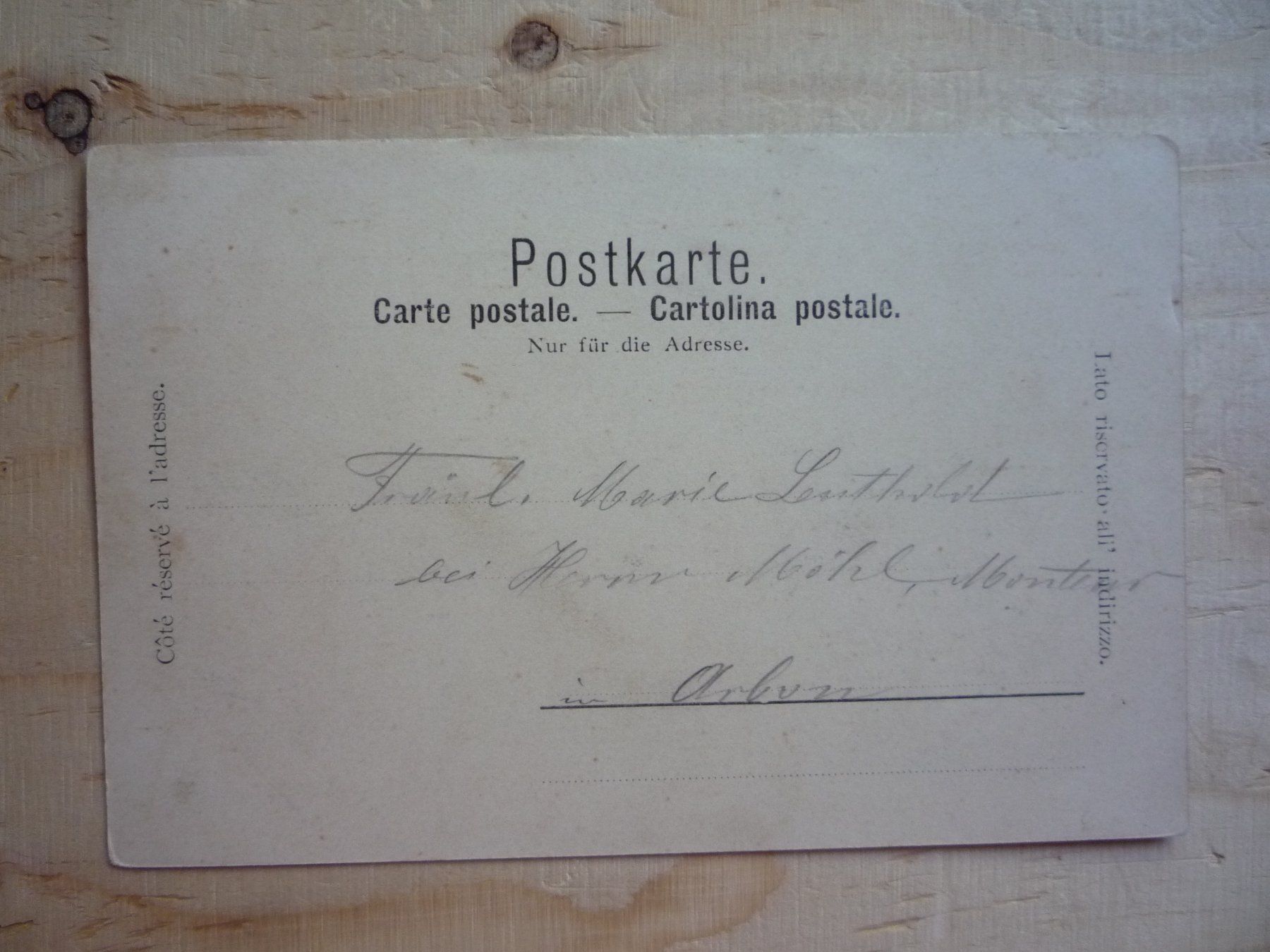 Ansichtskarten: Gruss aus Rorschach, ca.  1898 – Gebraucht aus Rieden SG von Brockehuesli 2