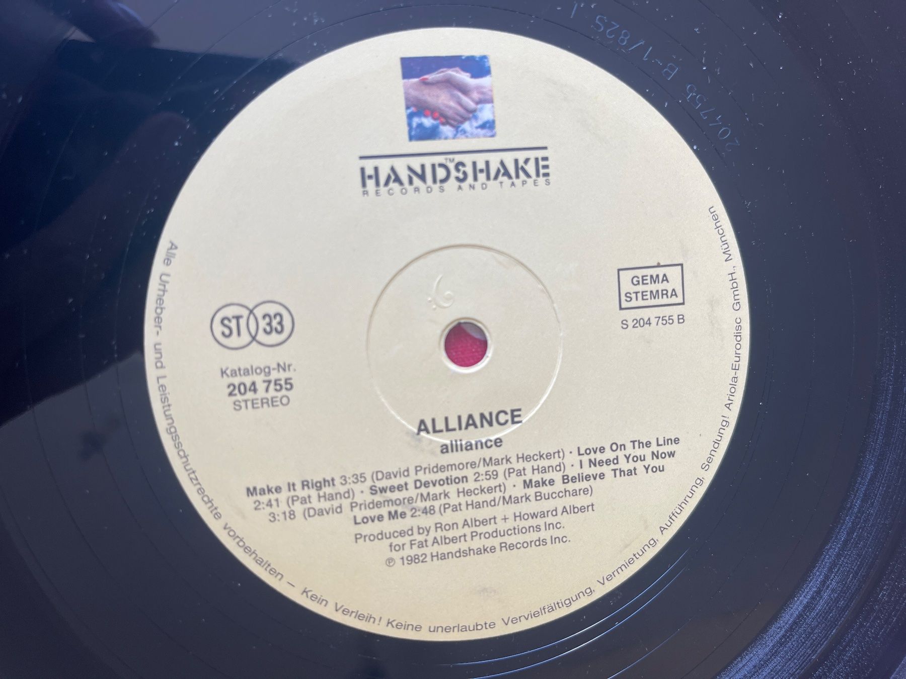 Vinyles: A506/ALLIANCE – D'occasion à Frutigen par Philippe_jsp 2