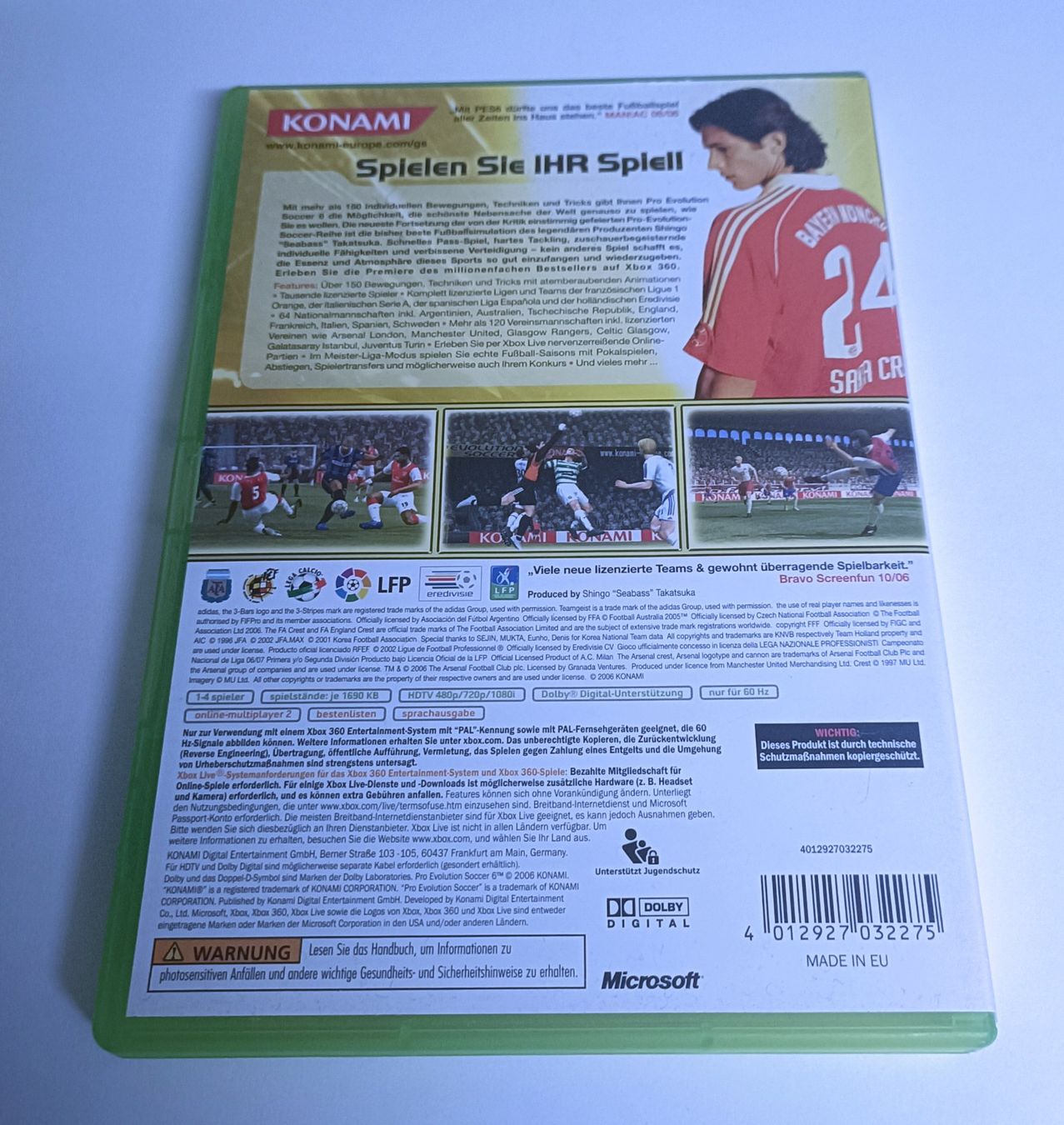 Microsoft Jeux: Pro Evolution Soccer 6, PES 6 | XBOX 360 – D'occasion à Köniz par Gamecollect 2