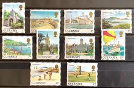 1985 Guernsey -GB- Ansichten von Guernsey Satz **
