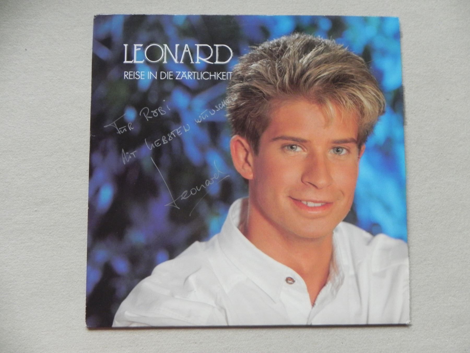 Dischi in vinile: LP Schweizer URI Schlager Sänger Leonard Signiert – Usato da Siebnen venduto da krimsie