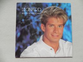 LP Schweizer URI Schlager Sänger Leonard Signiert