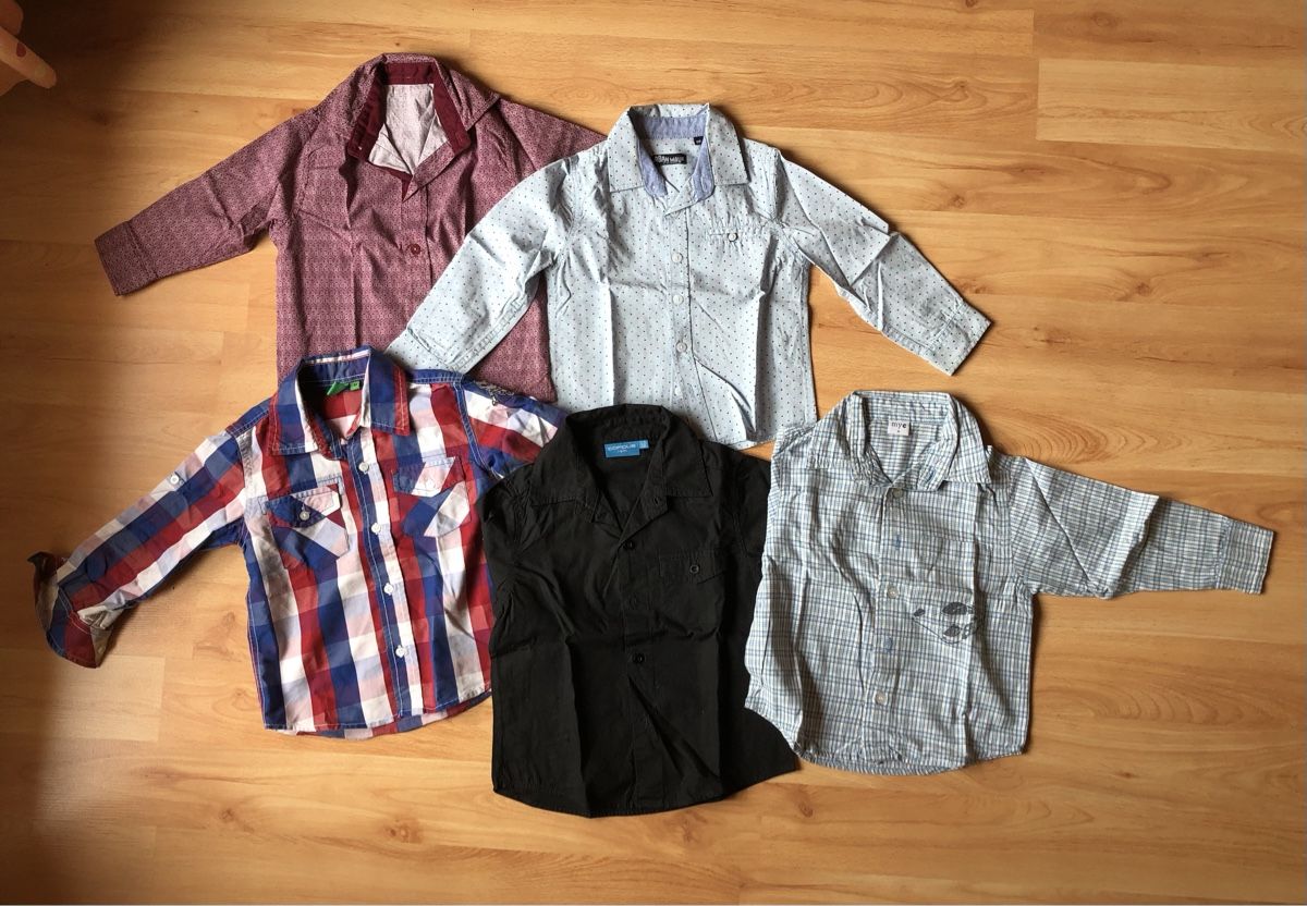 Lotti & Set di vestiti: Lot 5 chemises manches longues 98 – Usato da Liddes venduto da Couik 1