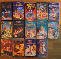 Lot de 14 cassettes VHS Disney