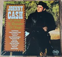 LP - JOHNNY CASH - I FORGOT TO REMEMBER TO FORGET