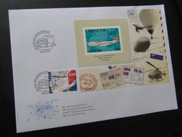 Vignette LUPO 72 mit JUMBO + 50. Tag der Aerophilatelie mit