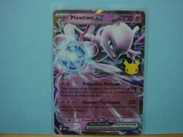 Pokémon 30th Celebration Mewtwo ex 064/128 30C FR