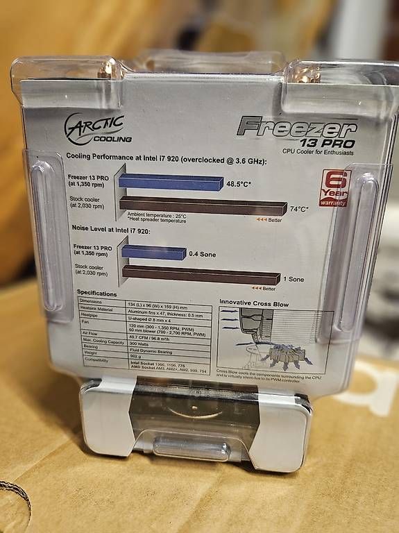 Componenti elettronici: 2x Arctic Cooling Freezer 13pro – Usato da Neftenbach venduto da Wummwila
