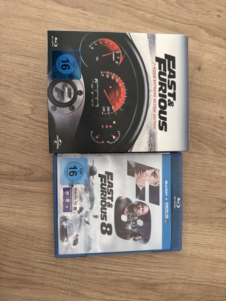 Alle DVDs: Fast&Furious 1-8 Collection BluRay – Gebraucht aus Hagendorn von masterchieff