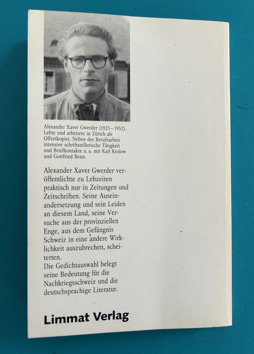Libri: A.X. GWERDER: WÄLDERTRAUM – Usato da Zürich venduto da Domus09 4