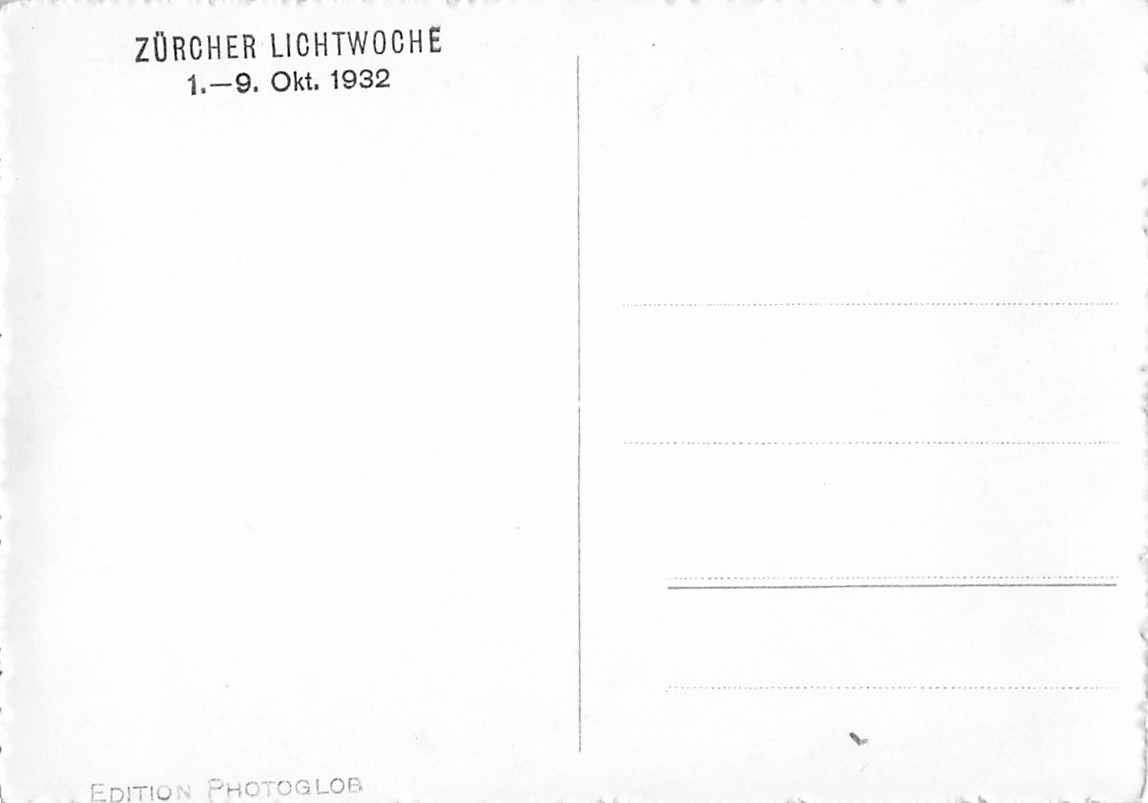 Cartoline postali: ZÜRCHER LICHTWOCHE 1932 – Usato da Winterthur venduto da SchatzchischtliWinti 1