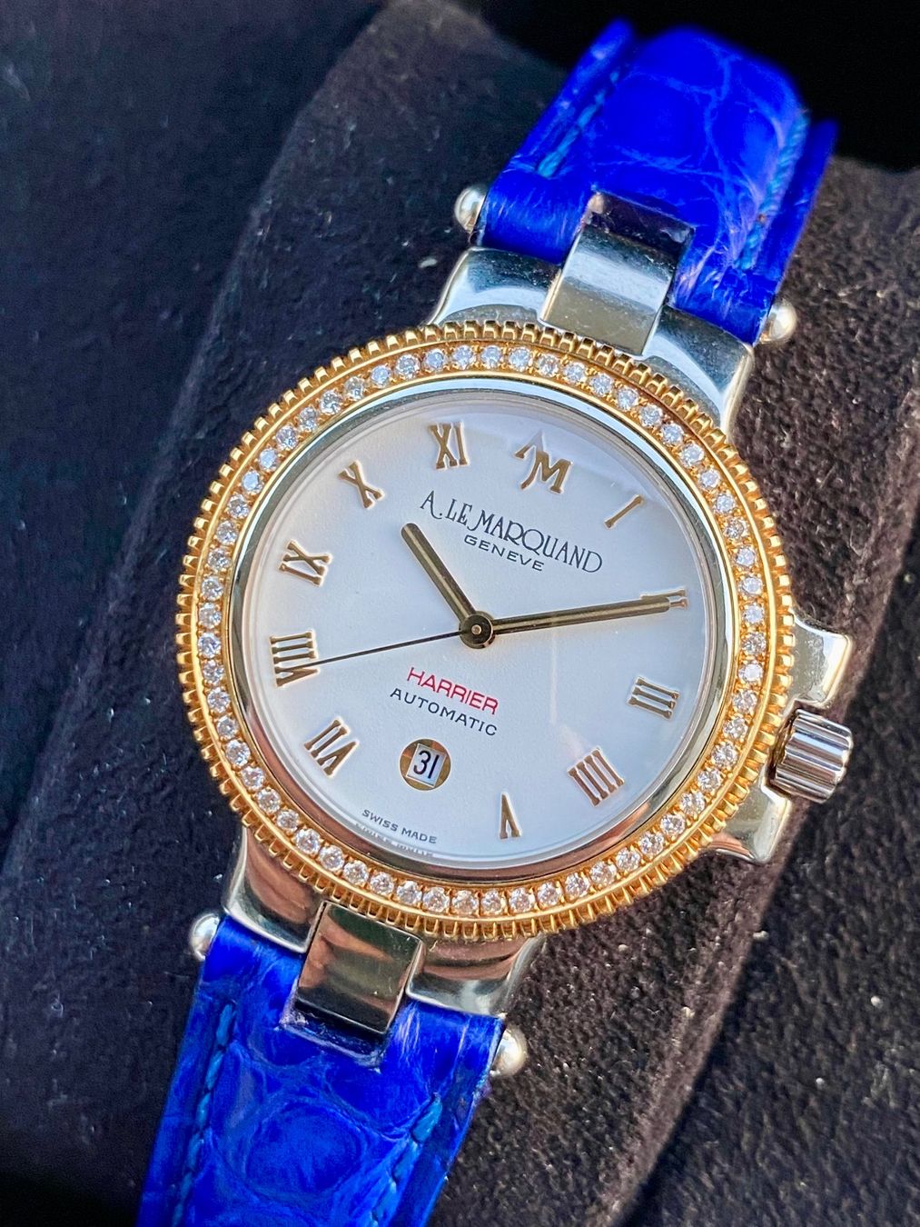 André Le Marquand Uhren: A. Le Marquand - Harrier Automatic - Gold 18k bezel Diamonds – Gebraucht aus Küsnacht ZH von Pedramy 3