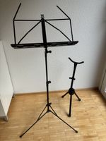 Sacophon und Notenständer
