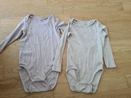 2er Set Body langarm H&M Grösse 104 