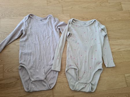 2er Set Body langarm H&M Grösse 104 