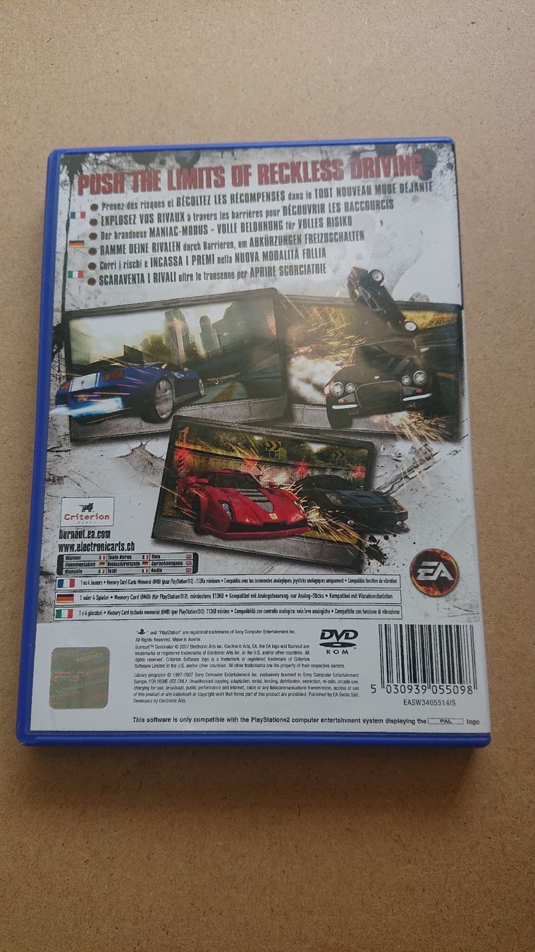Spiele: Burnout Dominator PS2  – Gebraucht aus Chur von FreakofRarity 1