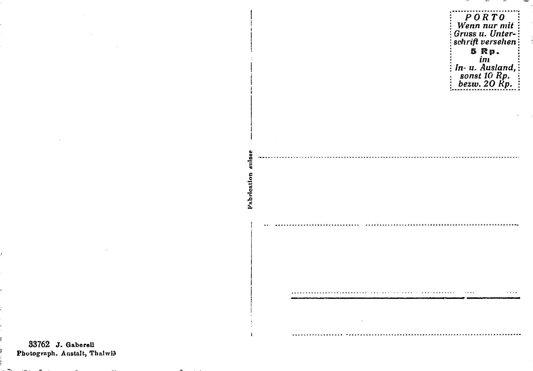 Ansichtskarten: Savognin, Kirche – Gebraucht aus Ottikon b.Kemptth. von Neptun1974 1
