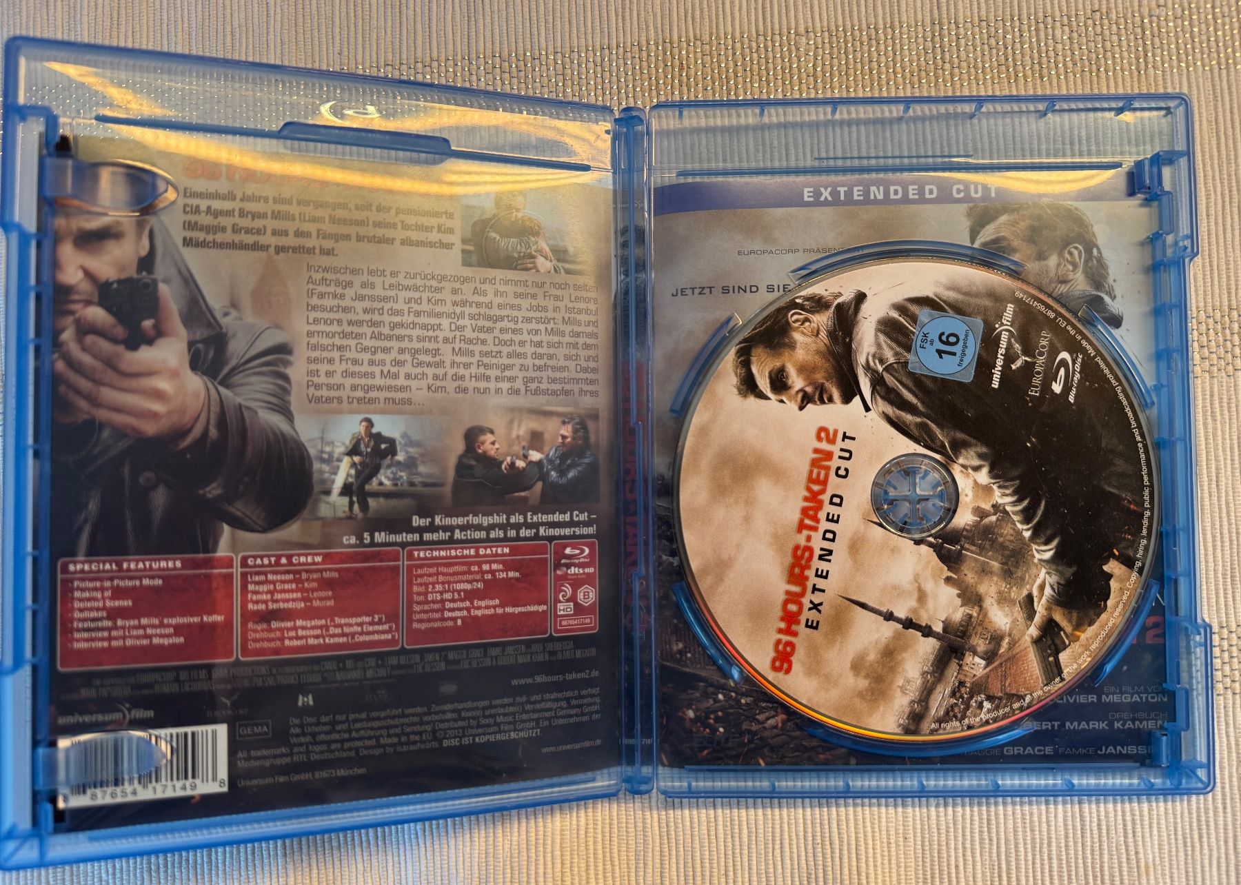 Alle DVDs: 96 Hours - Taken 2 - Extended Cut [Blu-ray] – Gebraucht aus Arbon von drs64 2
