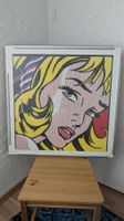 Roy Lichtenstein – Girl with Hair Ribbon Pop Art 72x71cm