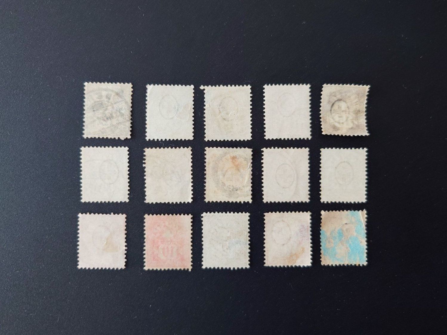 Alle Briefmarken: 15 x Ziffermuster Helvetia. Schöne Stempel. Ab 1888 – Gebraucht aus Zürich von Rst7 7