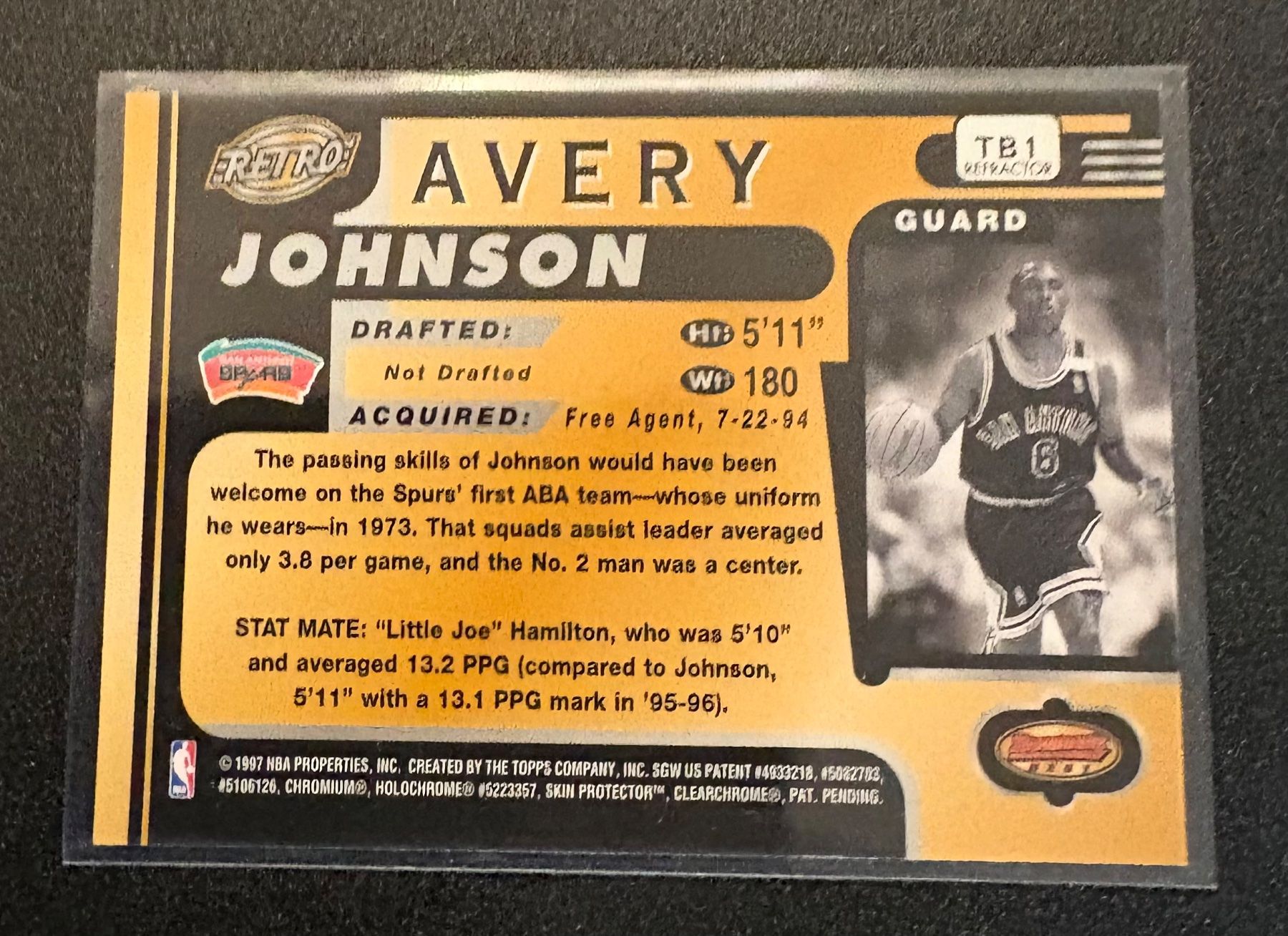 Nba Carte collezionabili: NBA Avery Johnson Bowman’s Best Retro Refractor Card – Nuovo (secondo la descrizione) da Muttenz venduto da joba23 1