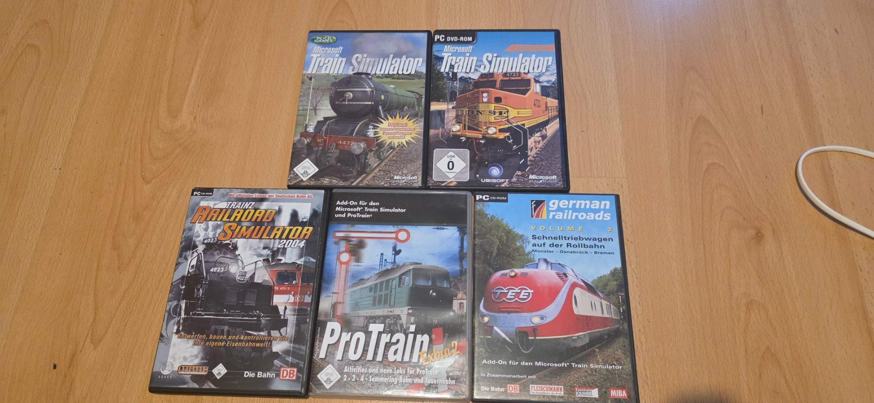 Microsoft Giochi: PC Spiele Eisenbahn Simulation Lot guter Zustand – Usato da Hochfelden venduto da Danizh0