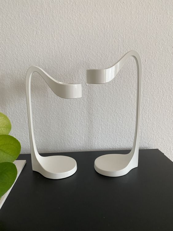 IKEA JATTEVIKTIG Kerzenständer Paar Weiss Kaufen auf Ricardo