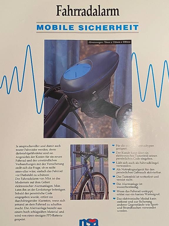 Rimorchi: Fahrrad- / Anhänger-Alarm – Usato da Egliswil venduto da aquastar123 3