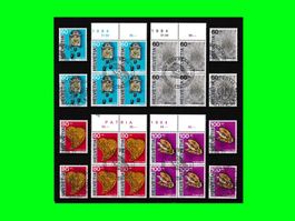 "Pro Patria" Vollstempel-Serie mit Viererblöcken  (1994)
