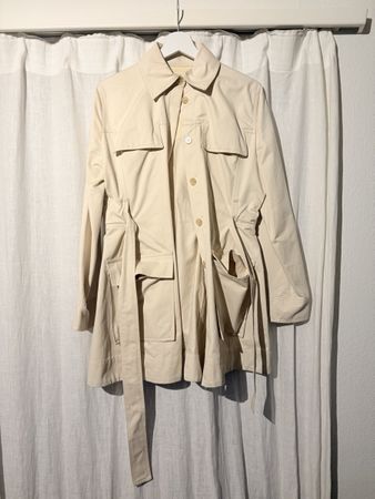 Damen Jacke Acne Studios Beige Baumwolle Grösse 34 Neu