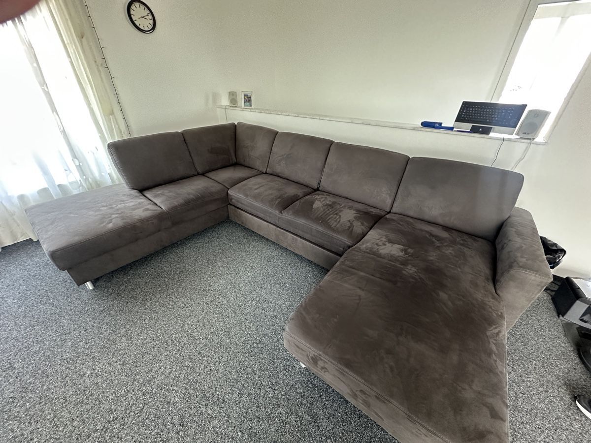 Sofas: Ecksofa mit Schlaffunktion und Stauraum, grau, 3.14m – Gebraucht aus Amriswil von Rederic7 2