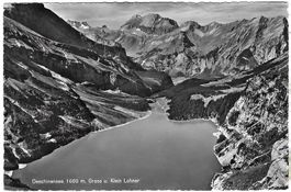 AK Oeschinensee 1600m mit Gross und Klein Lohner