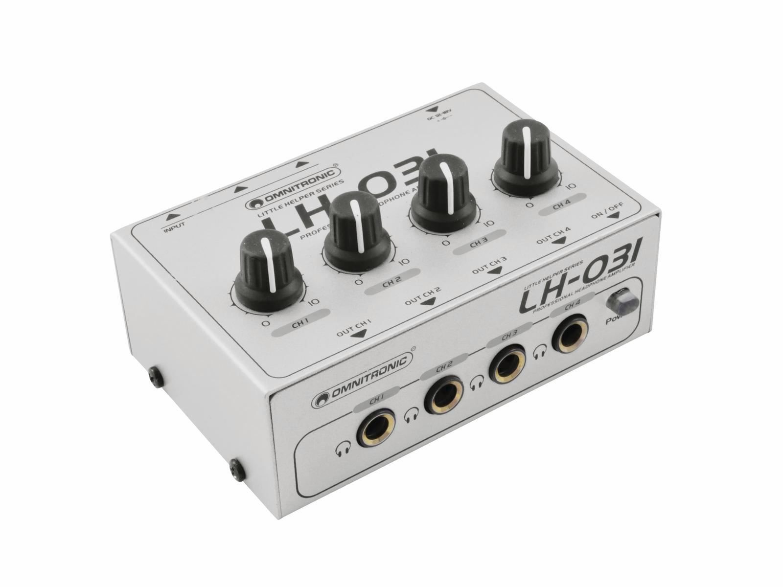 Amplificatori: OMNITRONIC LH-031 Kopfhörerverstärker – Nuovo e nell'imballaggio originale da Däniken SO venduto da Profog1
