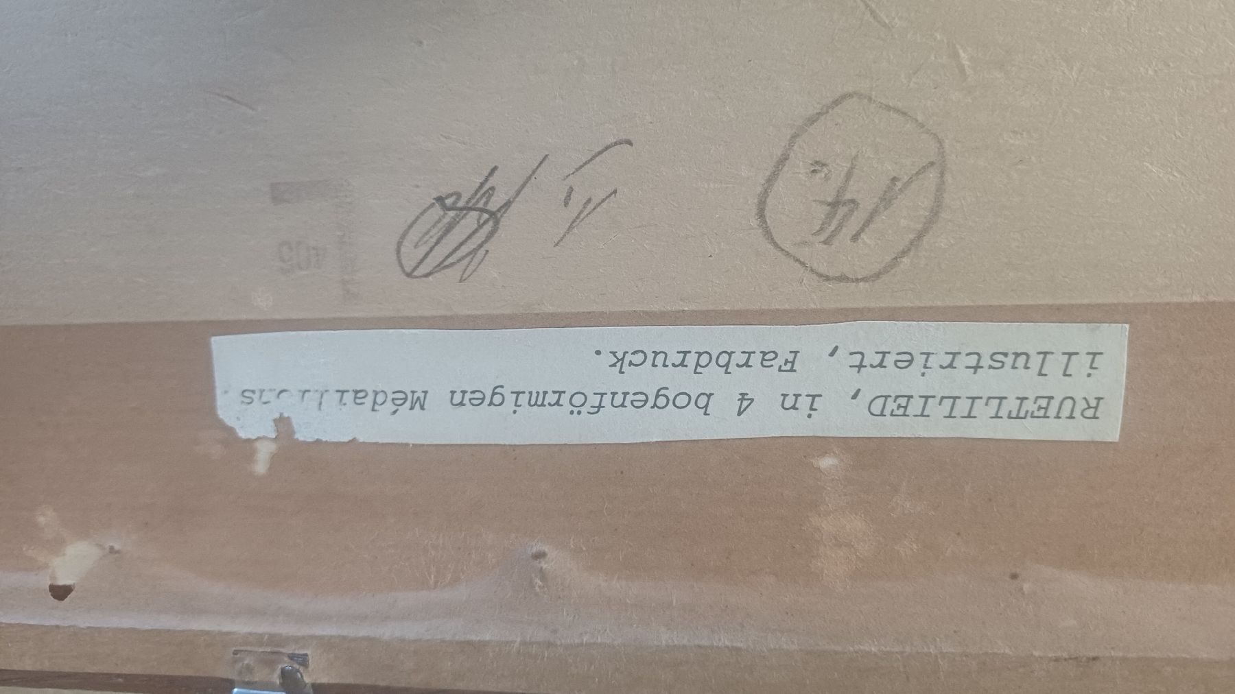 Foto & Immagini: Bild Rütlilied  – Usato da Flawil venduto da Naphtali 8