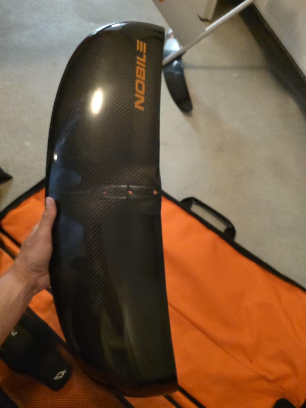 Aquilone: Nobile split kitefoil  waveBoard mit zenFoil surf/carbonrace – Usato da Unterterzen venduto da Twandy4 7