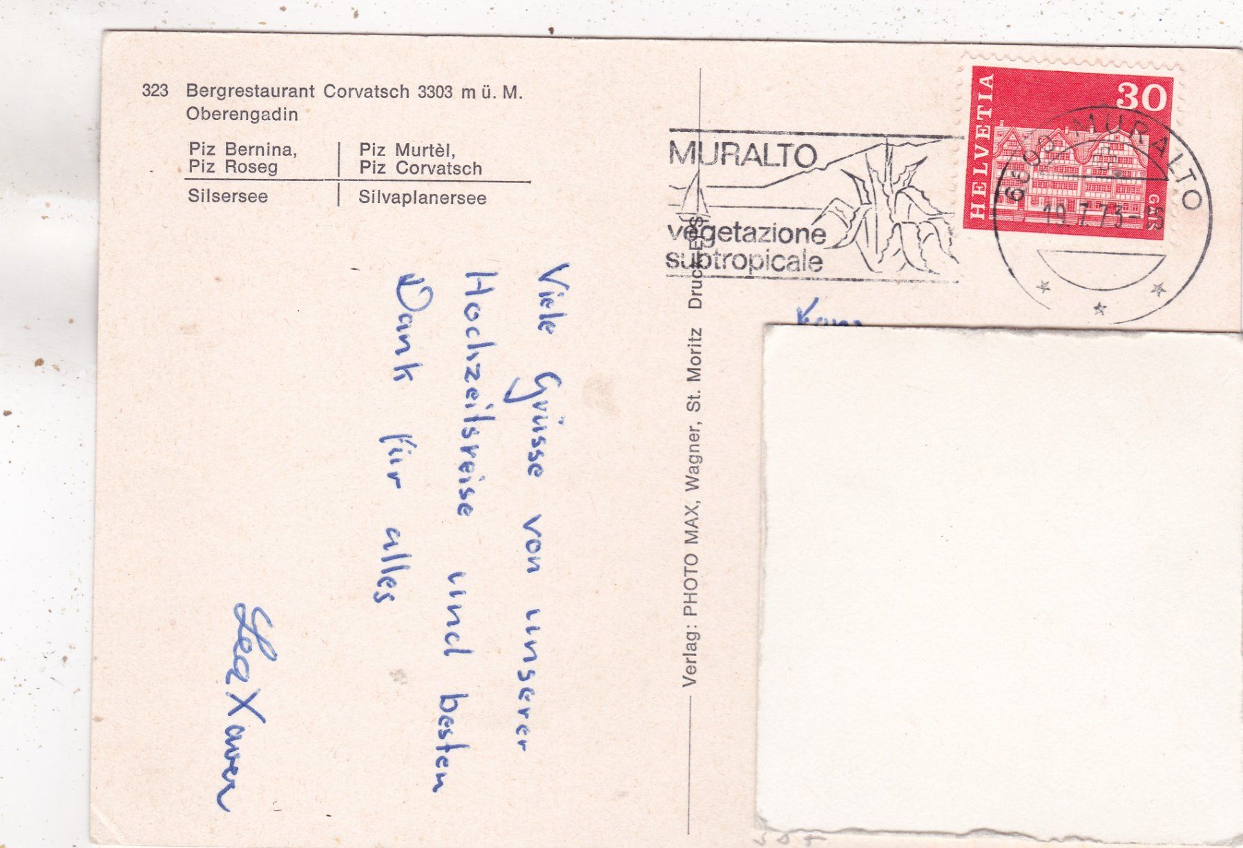 Cartes postales: Corvatsch 1973 – D'occasion à Herisau par Lisegrat2008 1