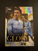 2021-22 Topps Chrome UCL Grealish Chasing Glory