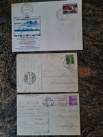 3 CH Belege mit Schiffspost Stempel