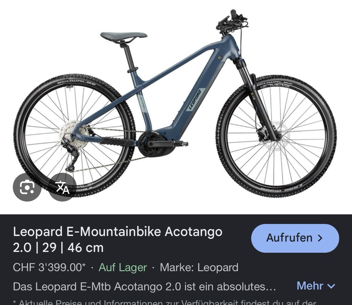 Bosch Velos: E-Bike 25Km/h Bosch Motor Mountainbike Neuwertig – Gebraucht aus Alchenflüh von Steal1 7