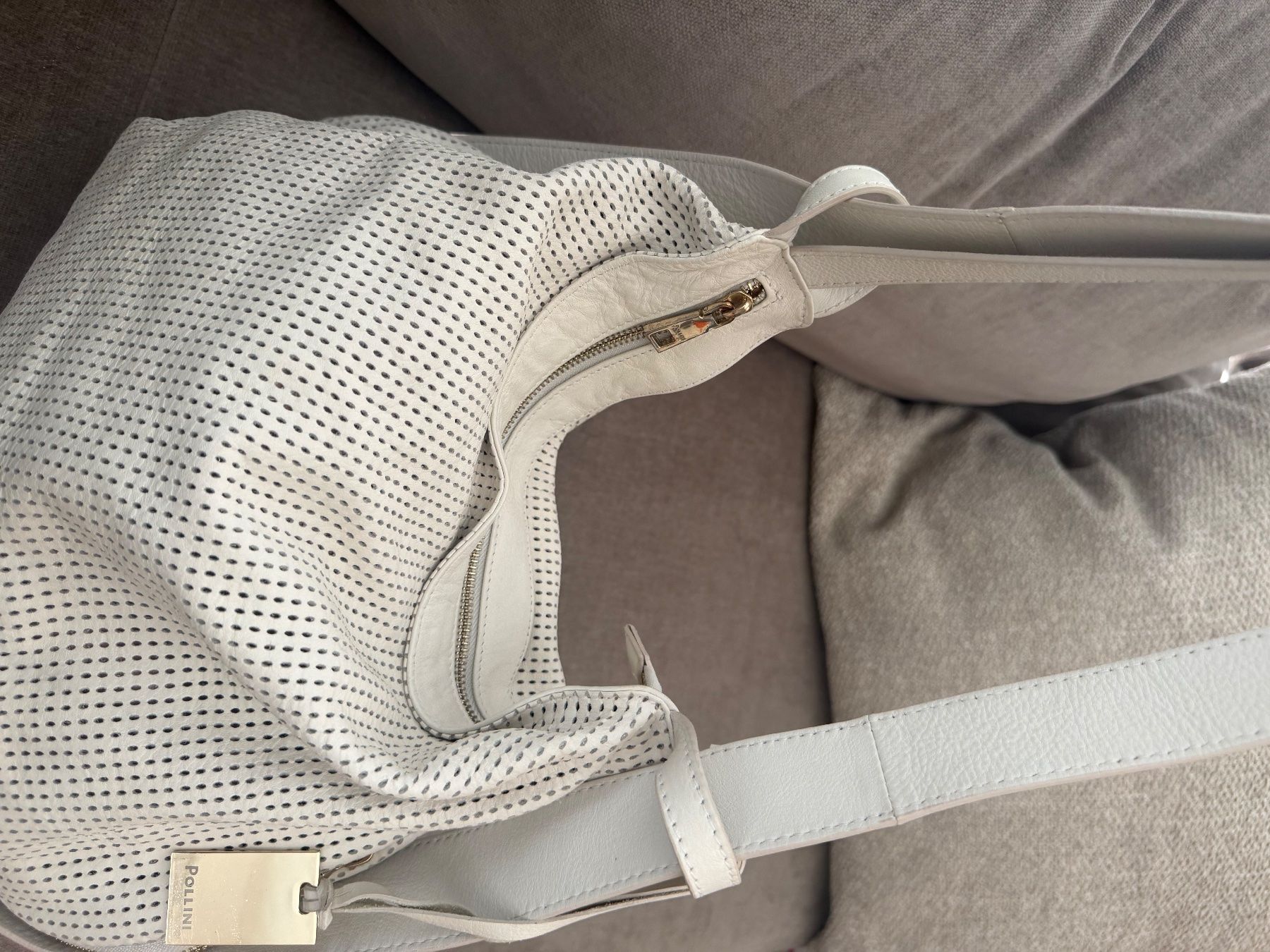 Taschen für Damen: Borsa Pollini pelle bianca – Gebraucht aus Gentilino von shoes_jvs6 1