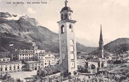 St. Moritz GR // 1909 Der schiefe Turm // Sommer