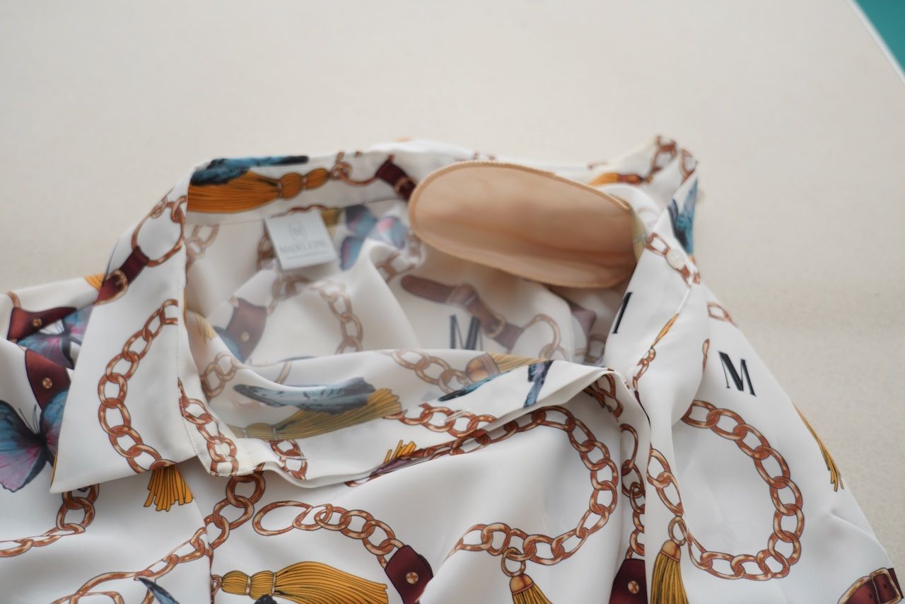 Madeleine Blusen: Elegante Seidenbluse Madeleine Gr. 42, bunt – Gebraucht aus Engelburg von MarcelR01 4