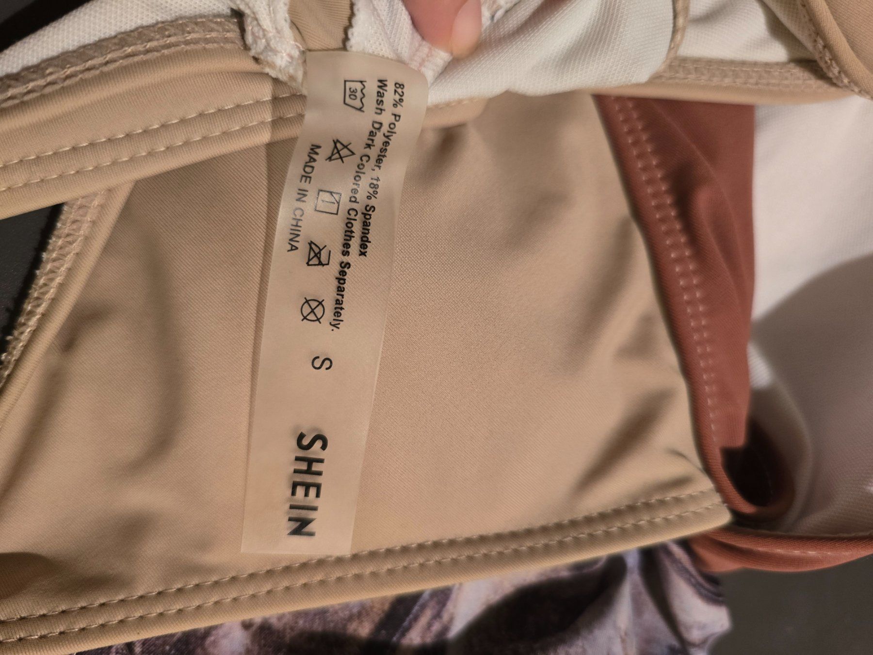 Costumi da bagno & Bikini: Bikini two-tone beige and brown used condition – Usato da Lausanne venduto da b_r_6z5f 1